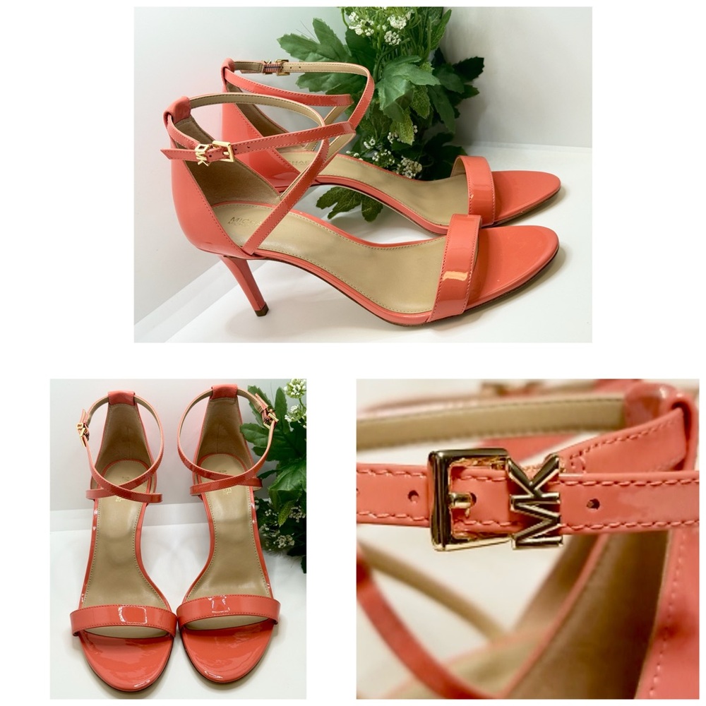 MICHAEL Michael Kors Pink Heels with Adjustable Ankle Strap